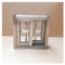 Finestra a vasistas grande con zanzariera, finestre scorrevoli orizzontali for capanni, pollai, case mobili, bagno e cantina di hotel(80x40cm/32x16in)