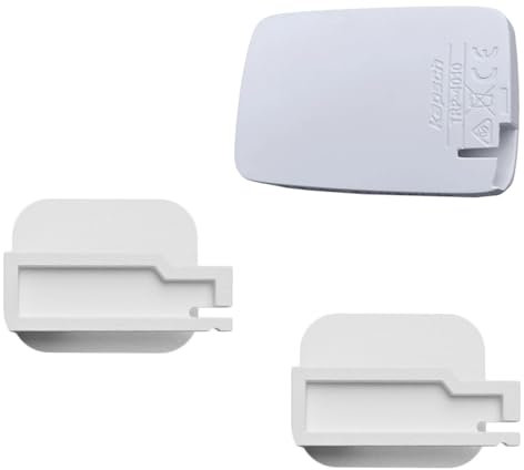 (Verifier COMPATIBILITE) 2 Supports Badge Télépéage Autoroute Kapsch TRP-4010 pour Pare-Brise, avec Adhésif, Format Kapsch TRP-4010 - Voiture & Moto