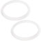 Mikiuly Silikon O-Ring Dichtung, 38 x 32 mm, 2 Stück, weiß
