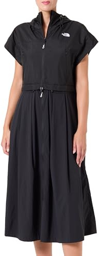 The North Face Women's Convertible Long Wind Vest, Tnf Black, L