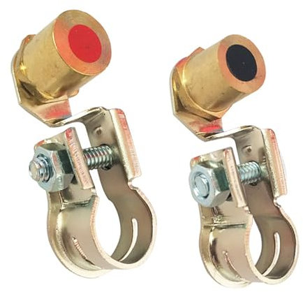 Iuhtrb 2pcs Car Battery Terminals Clamp Pile Clip Connector Extender Terminals Clamp Connector Extender Car Accessories