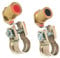Iuhtrb 2pcs Car Battery Terminals Clamp Pile Clip Connector Extender Terminals Clamp Connector Extender Car Accessories