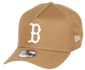 New Era MLB Fankappen beige verstellbar Cap Baseball Teamlogo 9Forty A-Frame