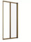 Zanzariera laterale, Kit riducibile su misura. Zanzariera per porta finestra (BRONZO, L:140 X H:250)