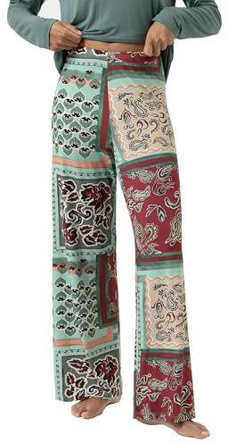 Mey Nachtwäsche Serie Mystical Maze Damen Yoga Pants Eucalyptus Green (S)