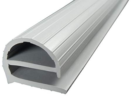 Profildichtung - Profil 104-2500mm - Farbe: Grau (Kühlschrankdichtung)