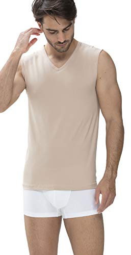 Mey Herren Muscle Shirt - Unterhemd ohne Ärmel mit Breiten Trägern und V-Ausschnitt - Basic Serie Dry Cotton - 46037