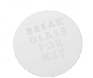 Firechief SG1 Spare Circular Glass for KB1 Key box