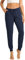 icyzone Damen Jogginghose Sporthose Lang Fitness Yoga Hose Freizeithose Trainingshose mit Taschen (L, Navy)