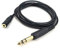 Haokiang 3.5mm to 6.35mm Audio Cable Golden Plated 1/8 inch Female to 1/4 inch Male TRS Stereo Audio Jack Converter Adapter Extension Wire Cord 5FT/1.5M(3.5F-6.35M)