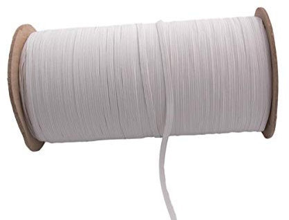 Christa-Bänder Gummiband 5mm waschbar 20m lang wollweiß