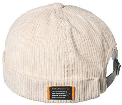 YAMEE Docker-Cap Herren Docker Mütze Damen Seemannsmütze Hafenmütze Herrenmütze Bikercap Hat Wandermütze Dockercap Kopfbedeckung Seemannskappe (Kopfumfang Größenverstellbar)