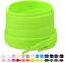 Stepace 2 Paar Flache Schnürsenkel, 8 mm Breite Premium Ersatz Schuhbänder für Turnschuhe, Sport, Freizeitschuhe Neon Grün 140cm