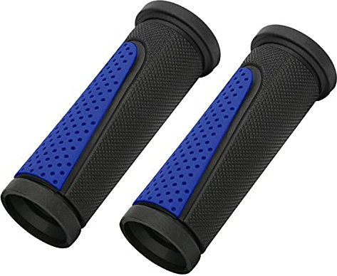 TOPCABIN Fahrrad Griffe Kurze Mini Fahrrad Lenker Griffe Fit Viele Standard Bikes Länge 3.5 inch 1 Paar (Dunkelblau)