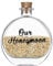 Nuenen Honeymoon Sand Keepsake Jar, Round Sand Bottle Decor, Glass Bottles with Cork Stopper for Newlyweds Couple, Wedding, Engagement Vacation Travel Souvenir