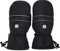 Surprizeshop Winter-Golfhandschuhe,linke und rechte Hand,Universal-Haltegurt für Golftrolley,wind- und wasserdicht,Einheitsgröße mit verstellbarem Knebel,weiches warmes Fleece-Futter (schwarz)