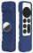 Für Apple TV-Fernbedienung für Siri 2nd Generation Fernbedienungsgehäuse, Schutzhülle Ersetzt für Apple TV Remote Case Strapazierfähige Silikonkautschukabdeckung für Apple Siri Remote (Dark Blue)