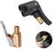 2 Stück Autoventil Hebelstecker Air Chuck Auto Reifen Air Chuck Autoventil Hebelstecker Reifenventil Reifenluftfutter Luftpumpen Clip Gewindedüsen Ventil Anschluss Adapter für Auto LKW Reifenfüller