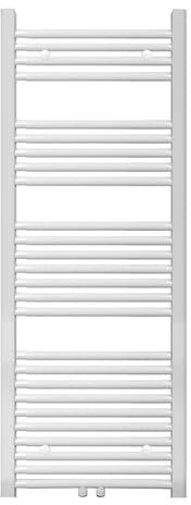 S SIENOC Radiateur de salle de bain à raccord central - Porte-serviettes - Radiateur - Sèche-serviettes (blanc, 1400 x 500 mm)