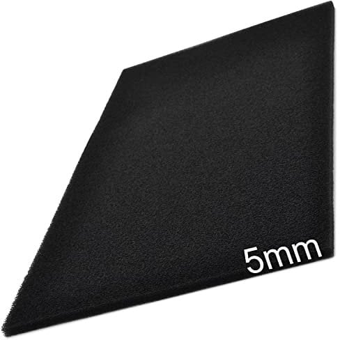 Easyboost Air Filter Foam 28x15cm Thickness 5mm Cutting for Scooter Motorbike Quad Lawnmower Brushcutter Tiller Airbox Filtration