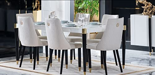 JV Möbel Modern ESS Esszimmer Holztisch Design neu Esstisch Tisch Ausziehbar Tische Holz