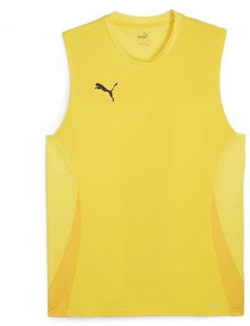 PUMA Unisex Teamgoal Sleeveless Jersey Fußballtrikot, Faster Yellow-puma Black-Sport Yellow, 3XL EU