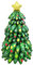 Aufblasbarer Weihnachtsbaum, 130cm Großer Aufblasbare Weihnachtsdeko, Weihnachtsbaum Luftballons Für Weihnachtsdeko Indoor Outdoor