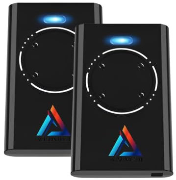 2 x Télécommande XT4 868MHZ SLH 4 Canaux Noire Motorisation Portail Portes de Garage Garantie de 3 Ans