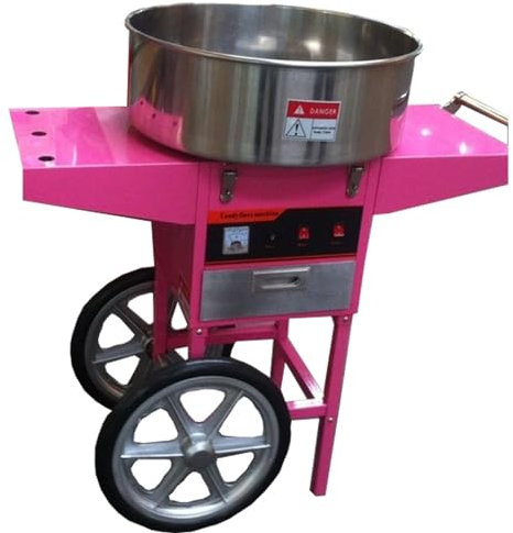 inBEKEA Commercial Electric Cotton Candy Machine With Cart Commercial Candy Floss Machine