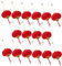PRETYZOOM 16St frühling Festliche Dekoration Laterne chinesische rote Laternen für Wohnkultur chinesische Laternen hängender Laternenanhänger kleine Laterne Kerze schmücken Ornament