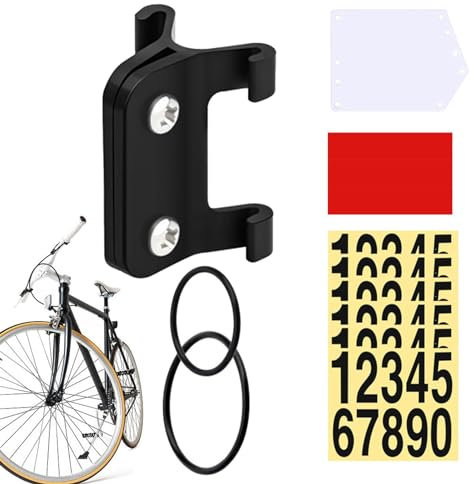 Cycling Race Number Holder,Racing Plate Mount for Mountain | Race Card with Stable Structure for Mountain Bikes, City Bikes, Road Bikes