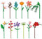 TAIHOBO Lot de 12 Bouquet de Fleurs, Blocs de Construction Fleurs Cosmos, Blocs de Construction de Bouquet de Fleur, Jeu Flowers de Construction Adulte Enfants, Decoration Maison pour Garçons Filles
