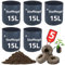 Generisch Stofftopf 15l | Pflanztöpfe | Pflanzsäcke 15l | Pflanztöpfe | Cannabis Topf | Pflanztaschen 15l | Grow Töpfe | Pflanztopf | Blumentopf 15l | Grow Bag
