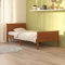 Juroupi Massivholzbett Honigbraun Kiefernholz 100x200 cm Bettgestell Holzbett Bed Frame Massivholzbett Bett Holz Bettrahmen