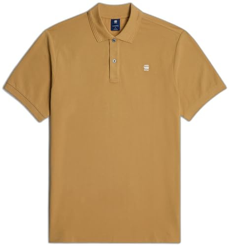G-STAR Mens Dunda Overdyed Slim Polo Shirt, Inca, XL