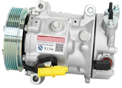 ULLiaN Compressore AC Aria condizionata SD7c16, Compatibile for Citroen C3 C4 C5 9800839580 9800840180 9819711680 9822826880