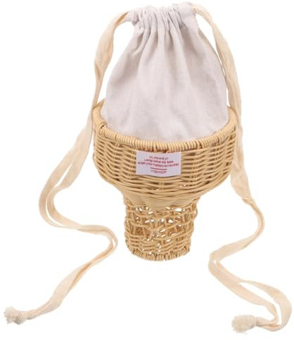 VALICLUD Süße Crossbody Tasche für Teenager Mädchen in Eiscreme Form aus Stoff und Kunststoff mit Geräumigem Innenfach und Freihändigem Tragen zum Shoppen