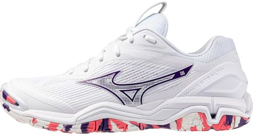 Mizuno Wave Stealth 6 X1GB243020, Women Handball Shoes, White, 40 EU