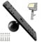 OUBULU Fish Finder Mount Plate with 1.5'' Ball C Size, Universal Aluminum Alloy Mounting Plate Compatible with Lowrance Garmin Humminbird Marine Electronic Depth, Fit with RAM Scotty Socket Arms