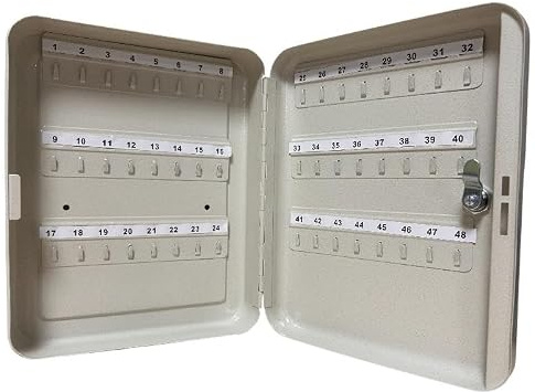 Combination Cabinet Safe Lock Metal Wall Mounted Security Storage Box 48 Key