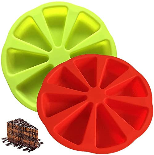 AOI Silicone Bake Ware Große Kastenform, dreieckig, rund, 27 x 27 x 5 cm