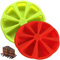 AOI Silicone Bake Ware Große Kastenform, dreieckig, rund, 27 x 27 x 5 cm
