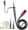 Cleqee P4100 100MHz High Voltage Oscilloscope Clip Probes 2000V Scope Probes Safety Adjustable BNC Connector 100:1 100X
