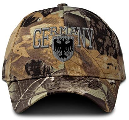 Camo Baseball Cap Deutscher Adler Deutschland B Stickerei Baumwollriemenverschluss