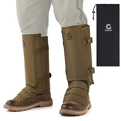 Gonex Snake Gaiters Guards Chaps for Lower Legs, Men Women, Adjustable Size