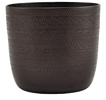 House Doctor 258740404, Blumenkasten, Chappra, Antikes braun, Aluminium