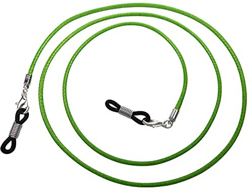 Hawhy Brillenband aus starkem Material in vielen modischen Farben für alle Arten von Brillen geeignet,mit extra Anti Rutsch Öse die hält (Limegrün)