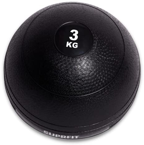 SUPRFIT Slamball - Speziell gummierter Medizinball ohne abprallen vom Boden, Slam Ball mit griffiger & Rutschfester PVC Oberfläche für Cross Training, Power Ball, Fitness Ball - Gewichte: 3-70kg