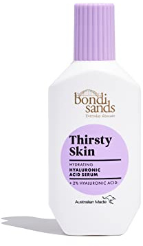 Bondi Sands - Thirsty Skin Hyaluronic Acid Serum - Anti-Aging Serum mit Hyaluronsäure für das Gesicht, feuchtigkeitsspendend, für empfindliche Haut, 30ml