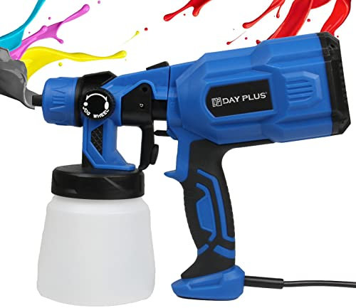 Paint Sprayer, Fence Paint Sprayer with 3 Spray Patterns, 550W Electric HVLP Handheld Spray Gun for Home DIY Spray Painting, 800 ml Container, Paint Sprayers for Walls & Ceiling, Garden & Furniture
